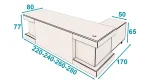 میز مدیریت ویزارد تیپ 113L