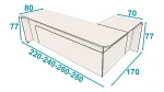 میز مدیریت آبلیک تیپ 116L