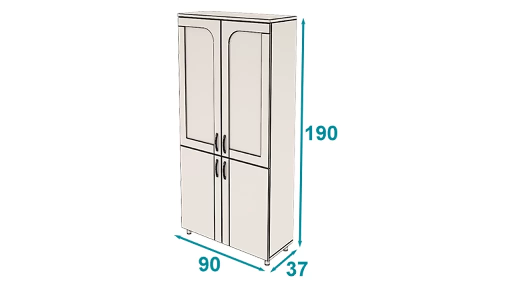 کمدهای بلند اینترست تیپ 90-1206