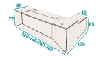 میز مدیریت یونیکن تیپ 123L