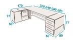 میز مدیریت پیانو تیپ 126L