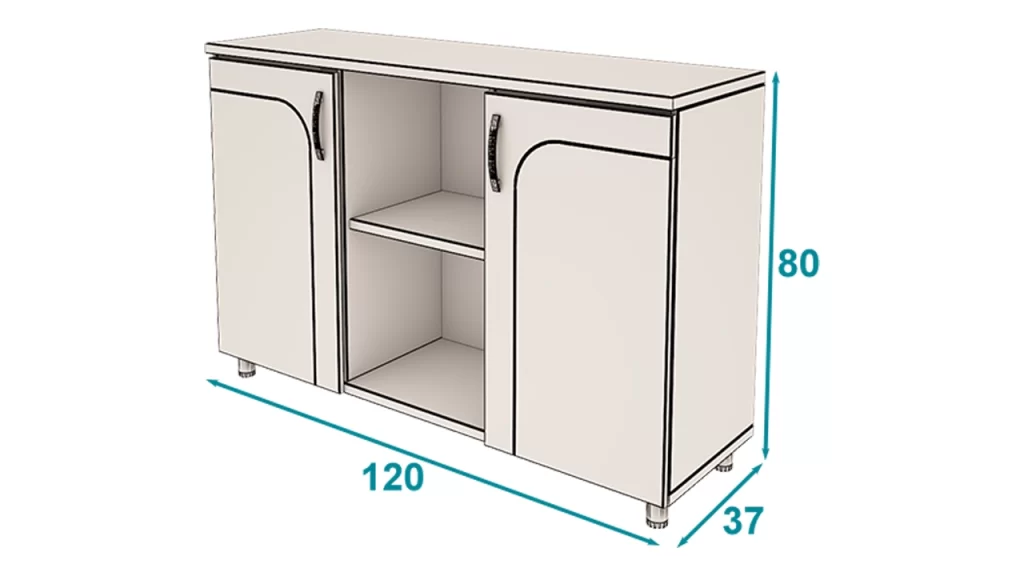کمد درب کشویی کوتاه اینترست تیپ 120-1306