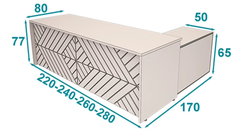 میز مدیریت رامبیک تیپ 131L