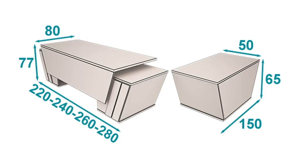 میز مدیریت ترایگن تیپ 136L