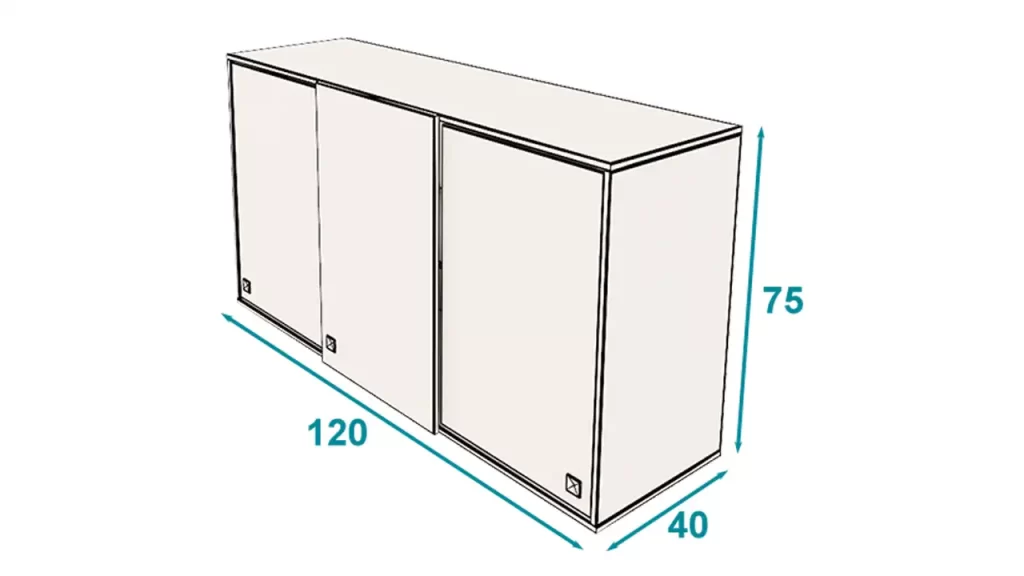 کمد درب کشویی دیواری آرمز تیپ 120-1402