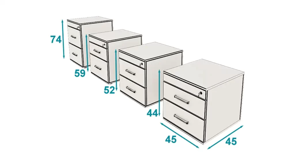 فایل دو کشو مدست تیپ 1501 – 2D
