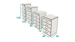 فایل چهار کشو مدست تیپ 1501 – 4D