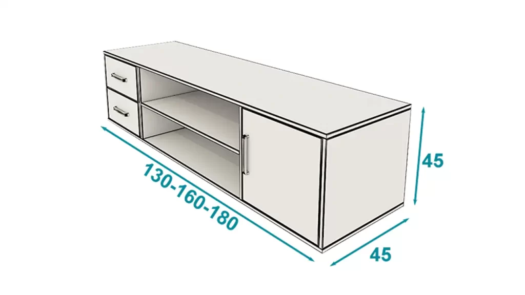 میز تلویزیون مدست تیپ 1601