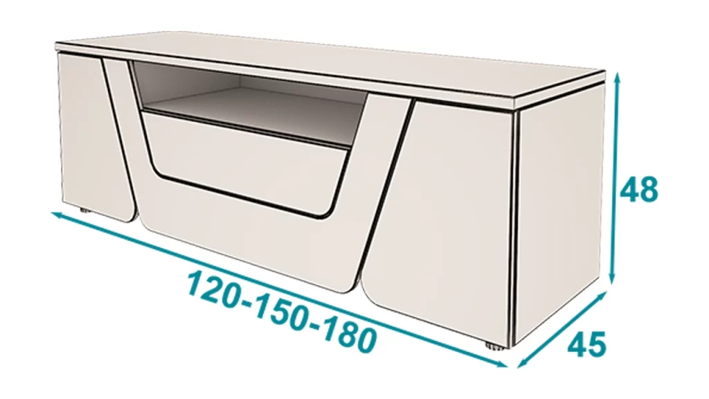 میز تلویزیون اینترست تیپ 1606