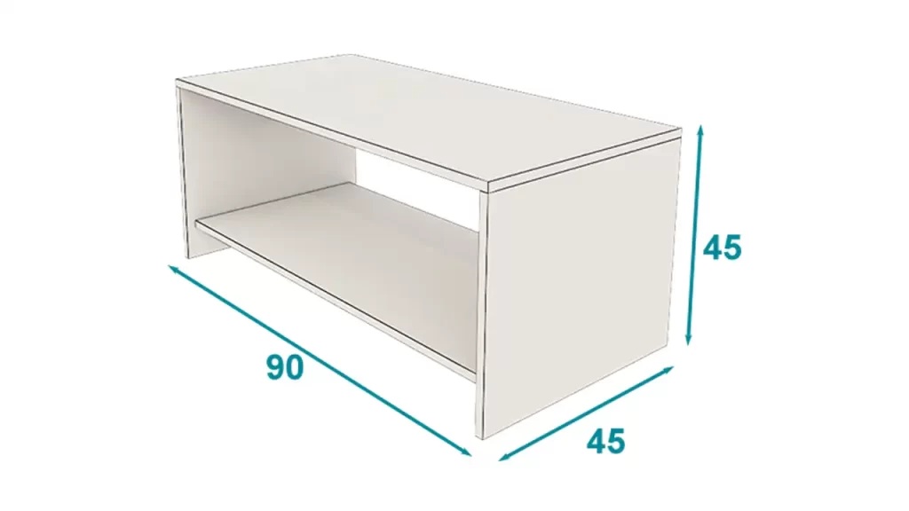 میز جلو مبلی مدست تیپ 1701