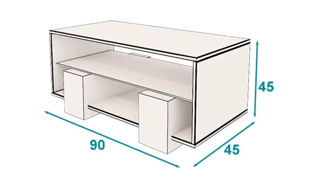 میز جلو مبلی آرمز تیپ 1702