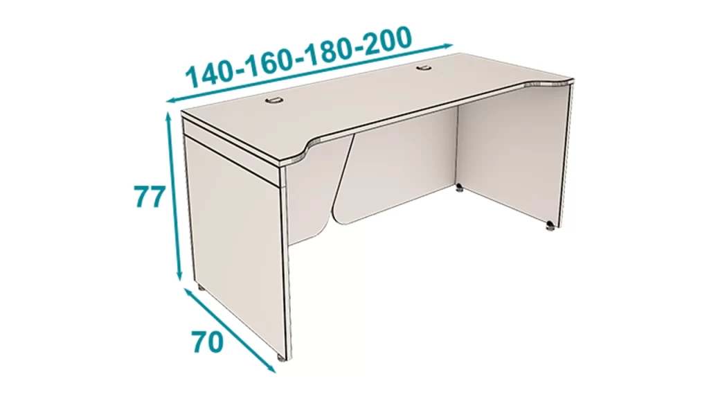 میز کارمندی اینترست تیپ 506