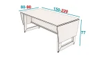 میز کنفرانس مکمل آرمز تیپ 602T