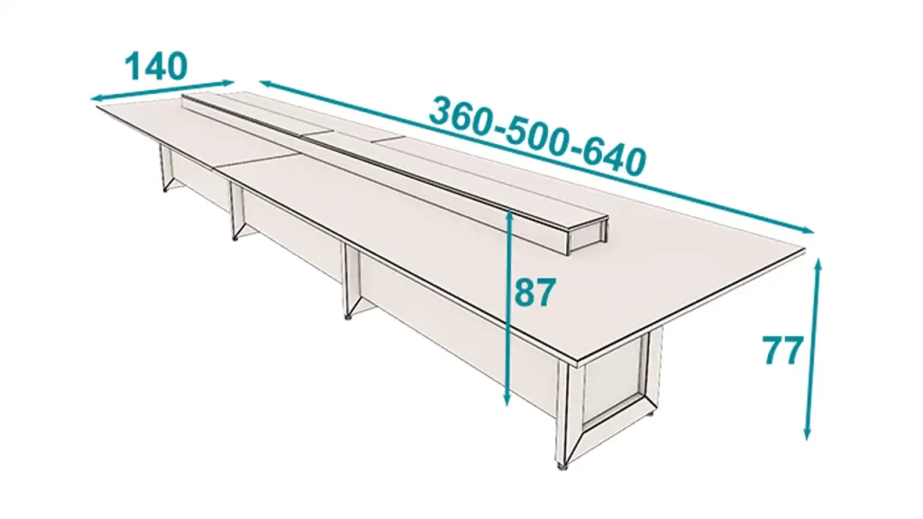 میز گردهمایی آرمز تیپ 702C