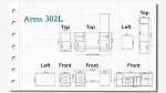 میز معاونت آرمز تیپ 302L