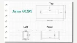 میز کنفرانس تک آرمز تیپ 602M