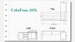 میز مدیریت کیوب فریم تیپ 107L