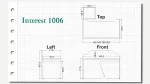 میز کارگروهی اینترست تیپ 1006T
