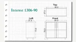 کمدهای کوتاه اینترست تیپ 90-1306
