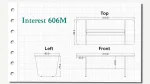 میز کنفرانس تک اینترست تیپ 606M