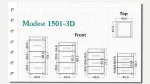 فایل سه کشو مدست تیپ 1501 – 3D