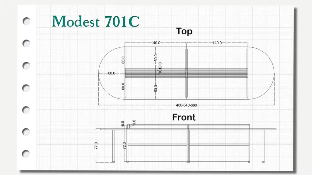 میز گردهمایی مدست تیپ 701C