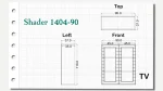 کمدهای دیواری شیدر تیپ 1404-90T