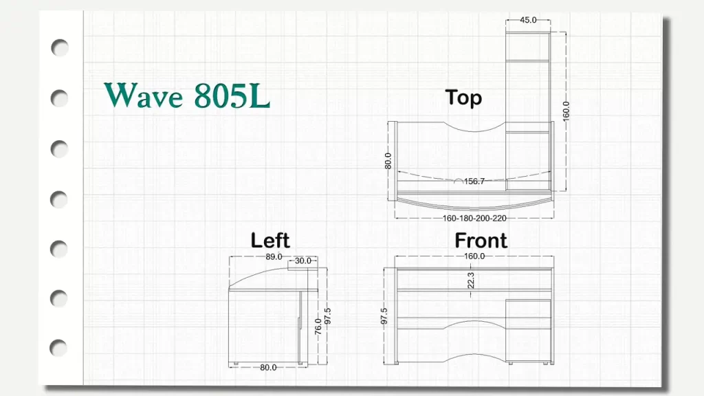 کانتر منشی ویو تیپ 805L