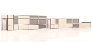 پارتیشن دو جداره رکتیکال 3006