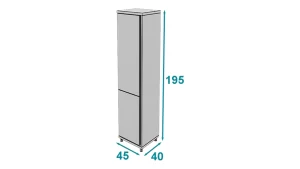 کمدهای بلند کیوب فریم تیپ 45-1207