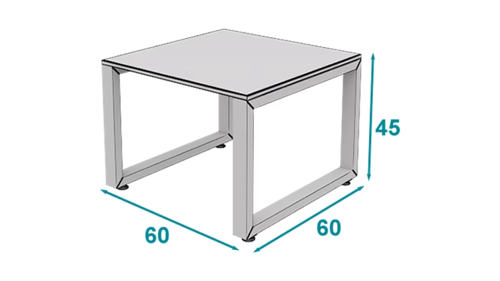 میز جلو مبلی کیوب فریم تیپ 1707