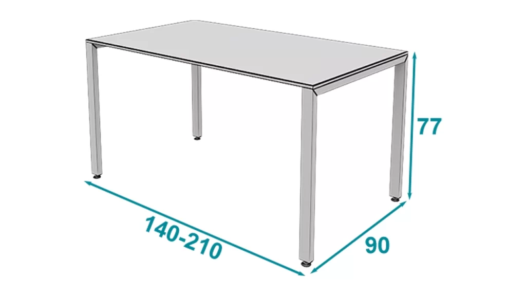 میز کنفرانس مکمل کیوب فریم تیپ 607T