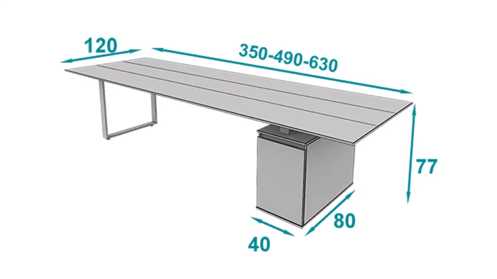 میز گردهمایی رک فریم تیپ 708C