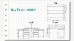 میز کارگروهی رک فریم تیپ 1008T