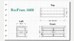 میز تلویزیون رک فریم تیپ 1608