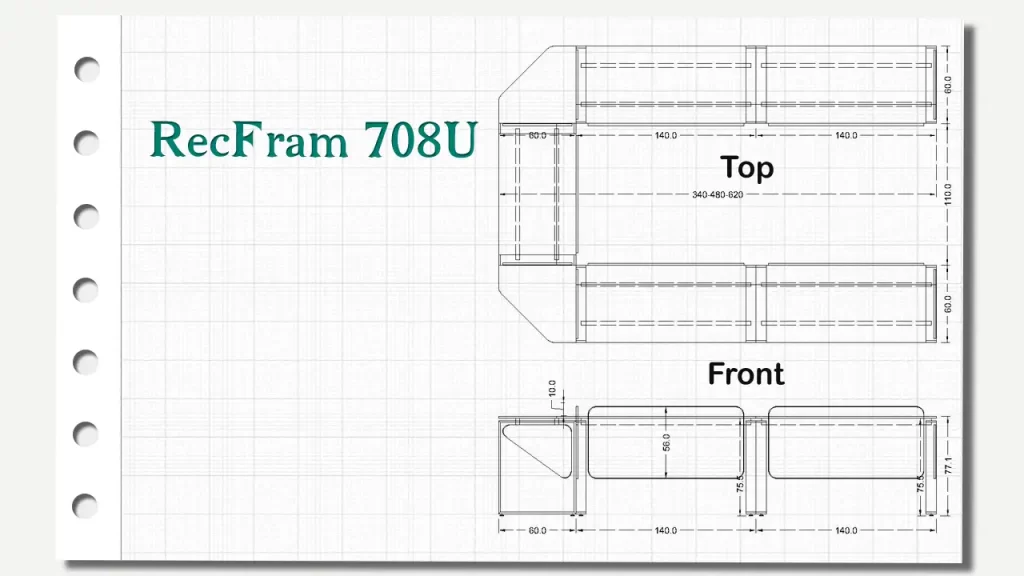 میز گردهمایی رک فریم تیپ 708U