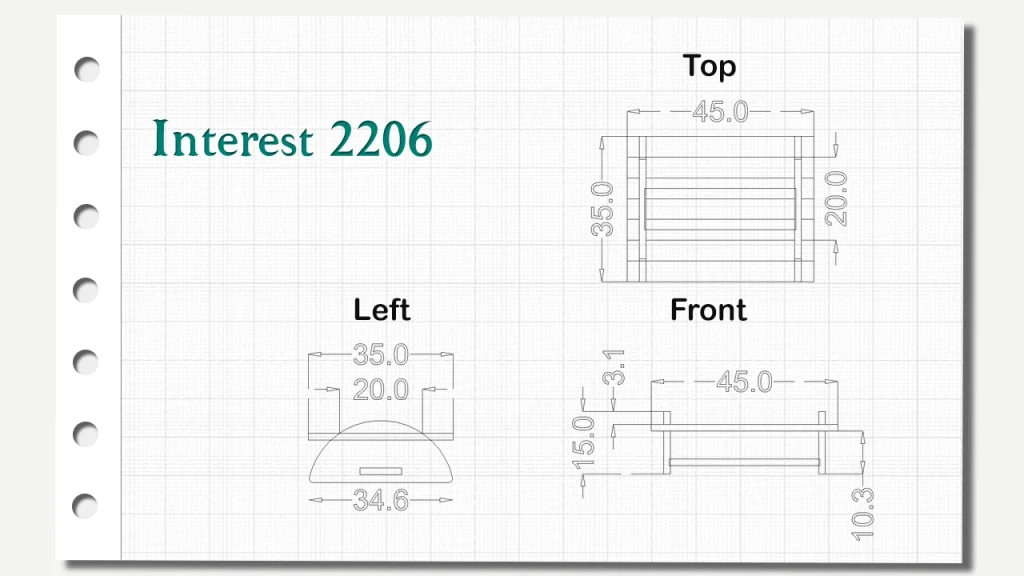 زیر پایی اینترست تیپ 2206