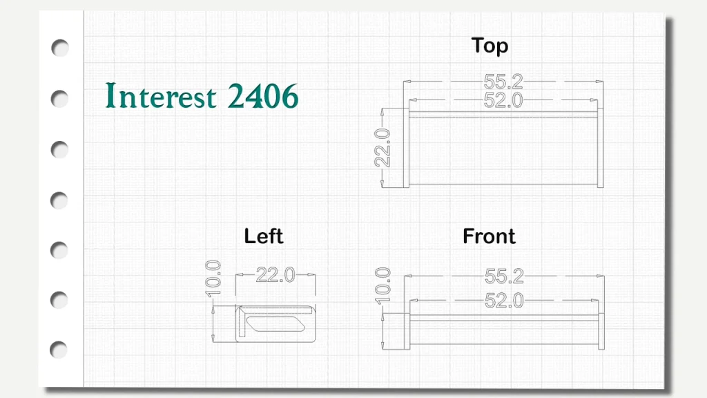 زیر مانیتوری اینترست تیپ 2406