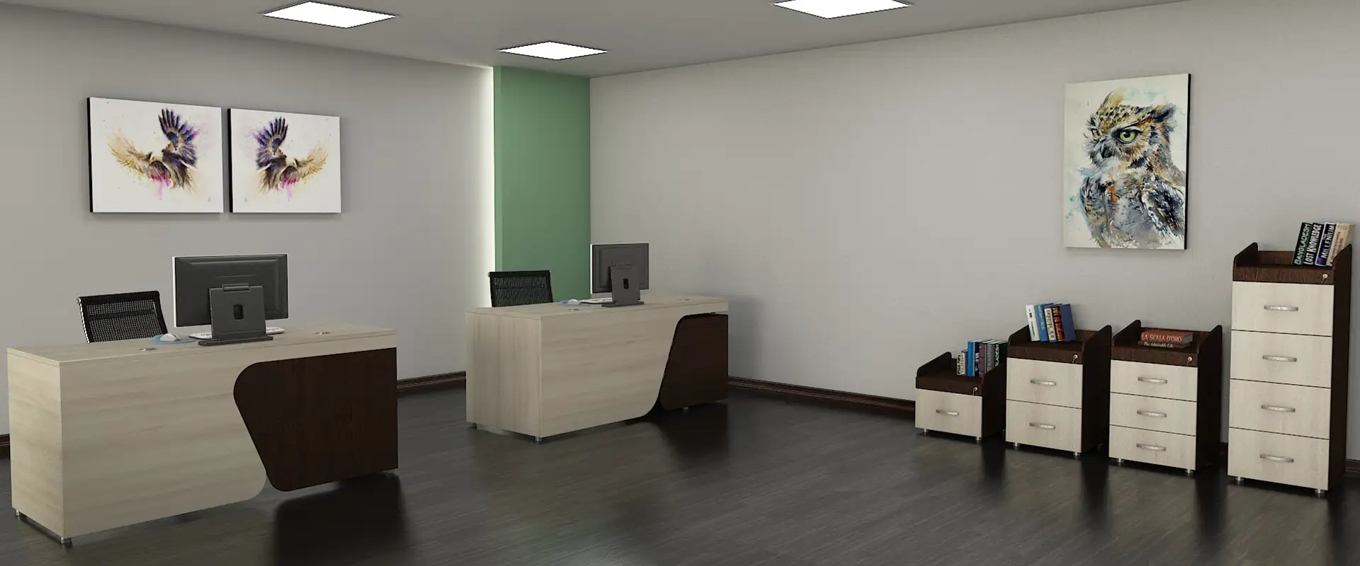 میز کارمندی اینترست کد 506 14