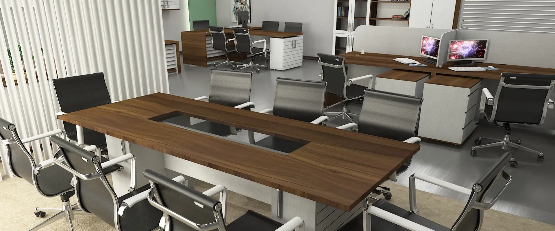 میز کنفرانس مکمل شیدر کد 604T 11