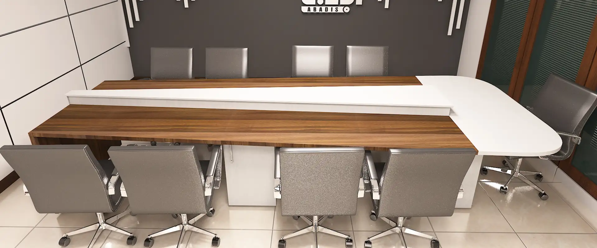 میز گردهمایی شیدر کد 704C 12