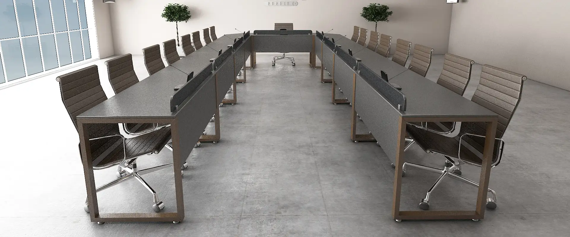 میز گردهمایی کیوب فریم کد 707U 12