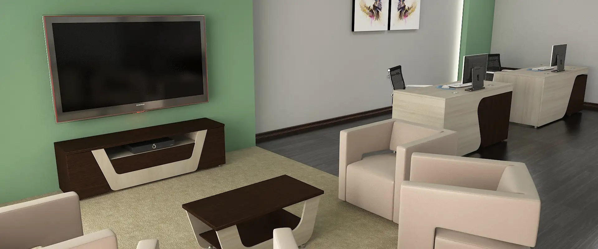 میز تلویزیون اینترست کد 1606 11