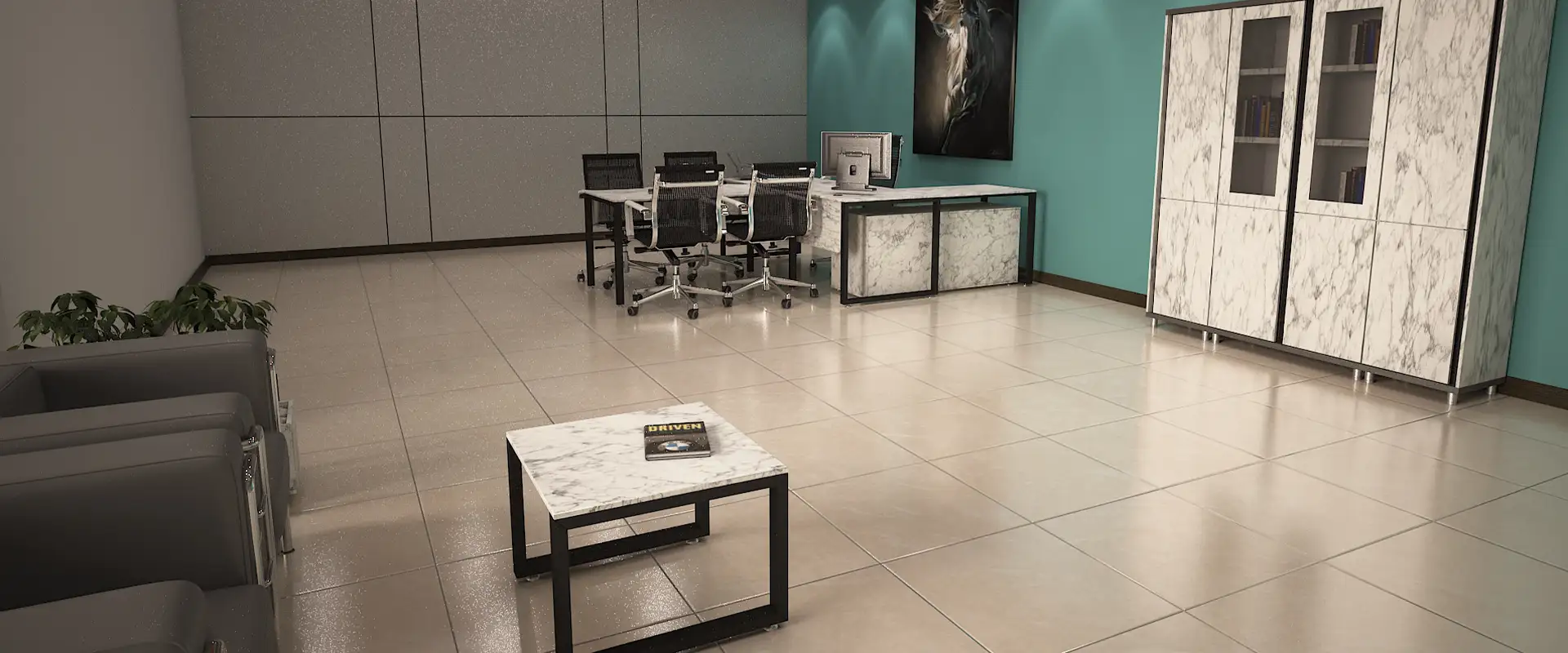 میز جلو مبلی کیوب فریم کد 1707 11