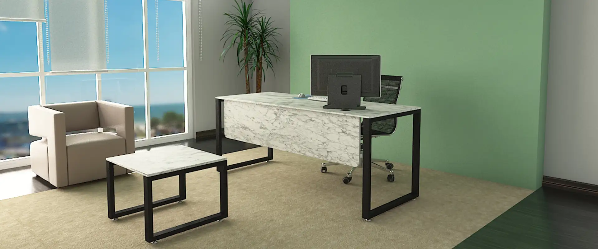 میز جلو مبلی کیوب فریم کد 1707 14