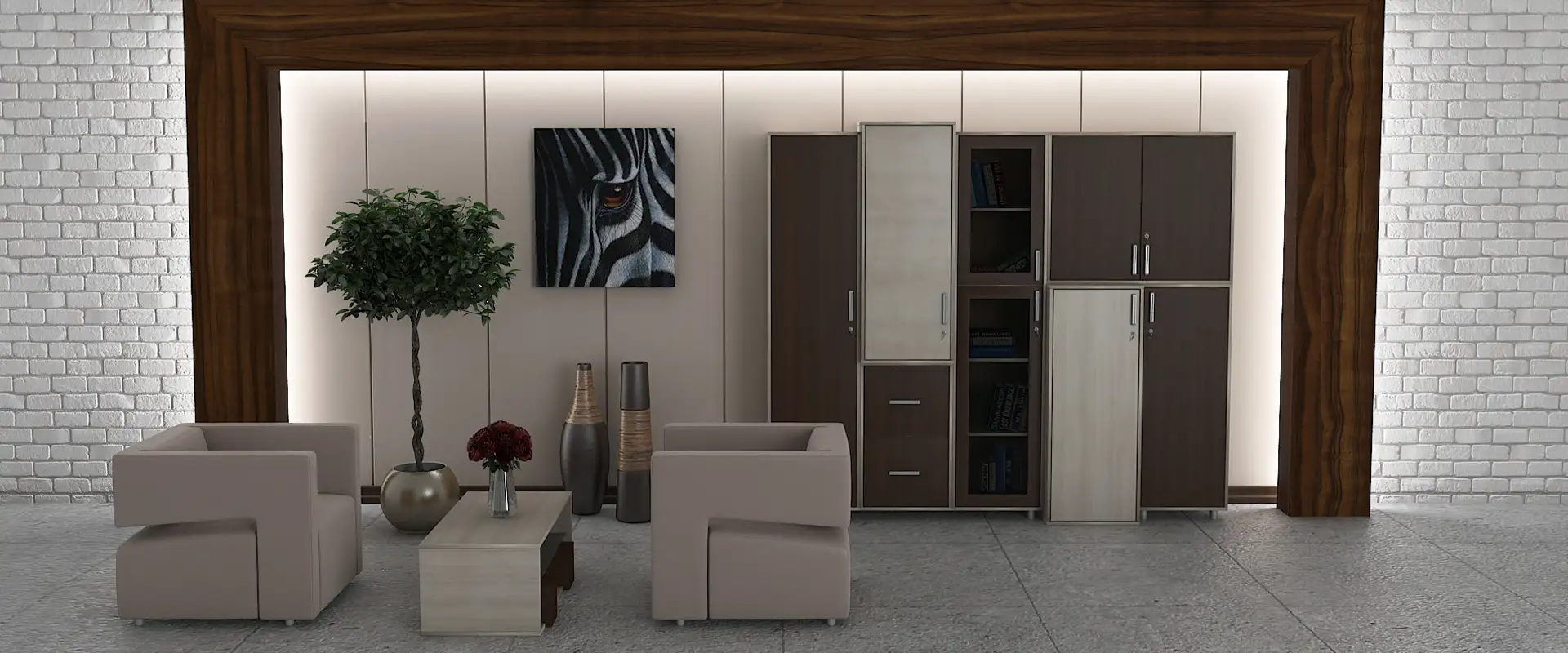 کمد دکوراتیو بلند آرمز کد 1102T 12