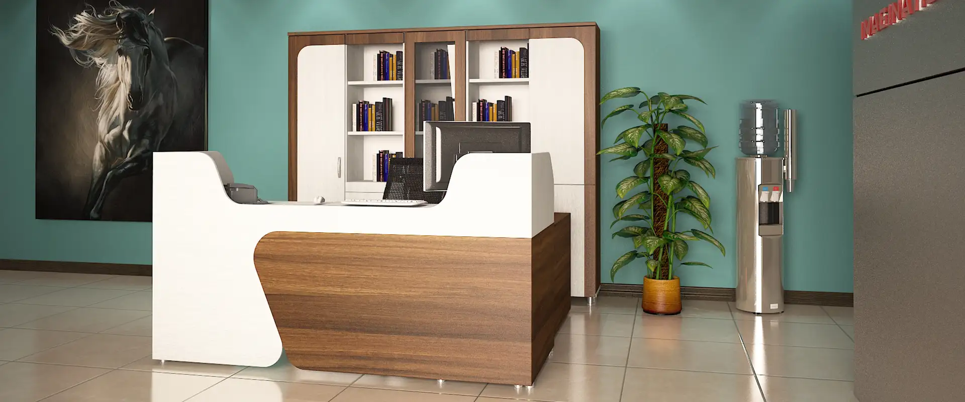 کمد دکوراتیو بلند اینترست کد 1106T 13