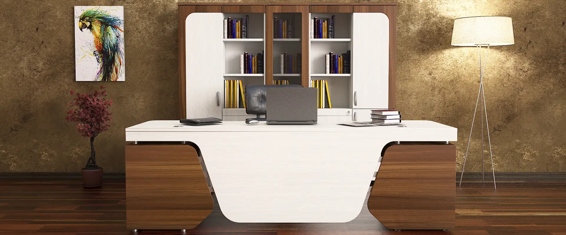 کمد دکوراتیو بلند اینترست کد 1106T 14