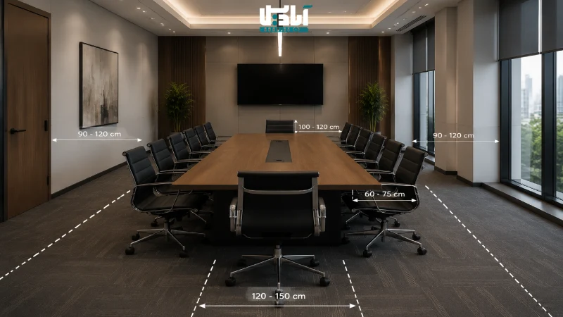 ارتفاع میز کنفرانس