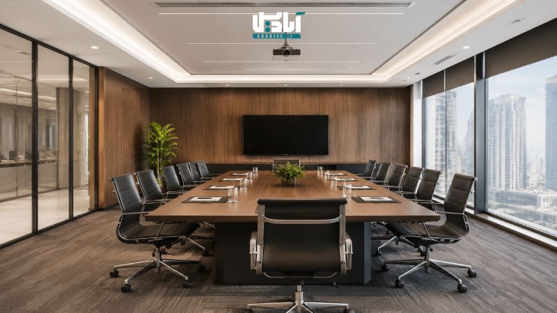 ابعاد میز کنفرانس